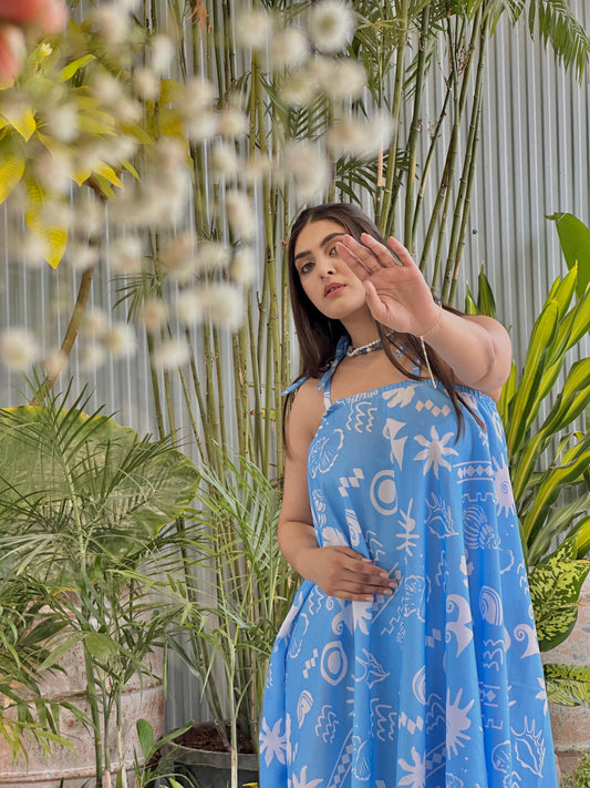 Blue Coconut Dress