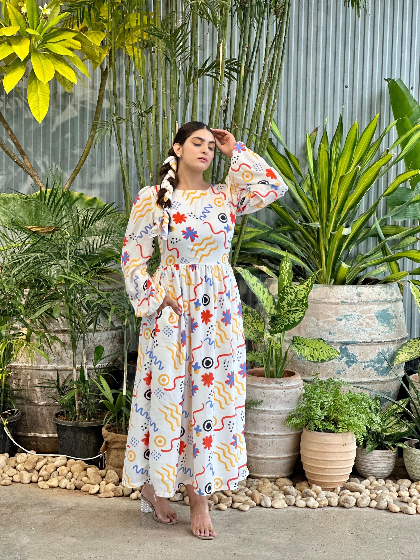 White Lemon Dress