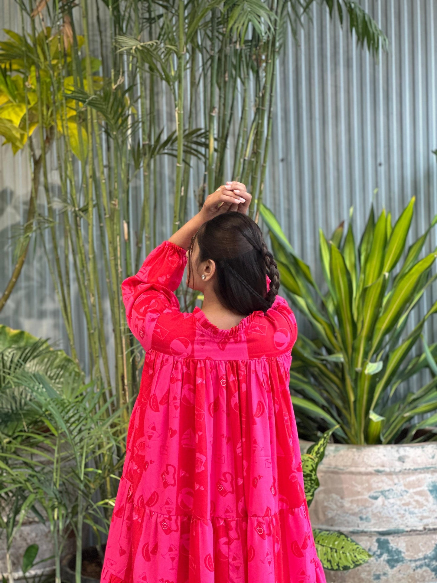 Pink Kiwi Dress