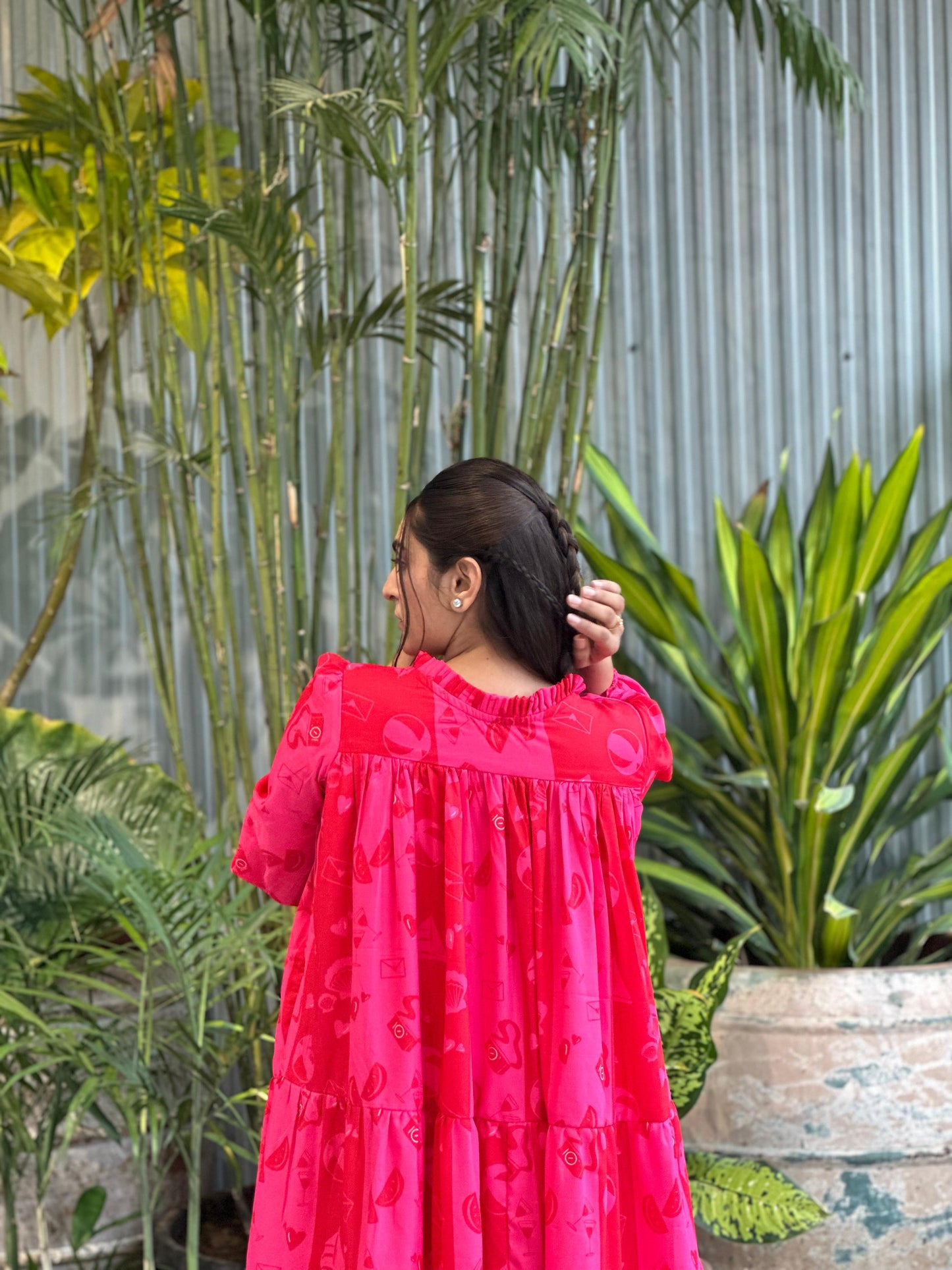 Pink Kiwi Dress