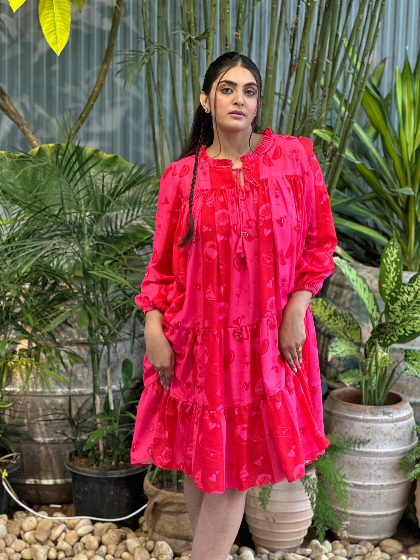Pink Kiwi Dress