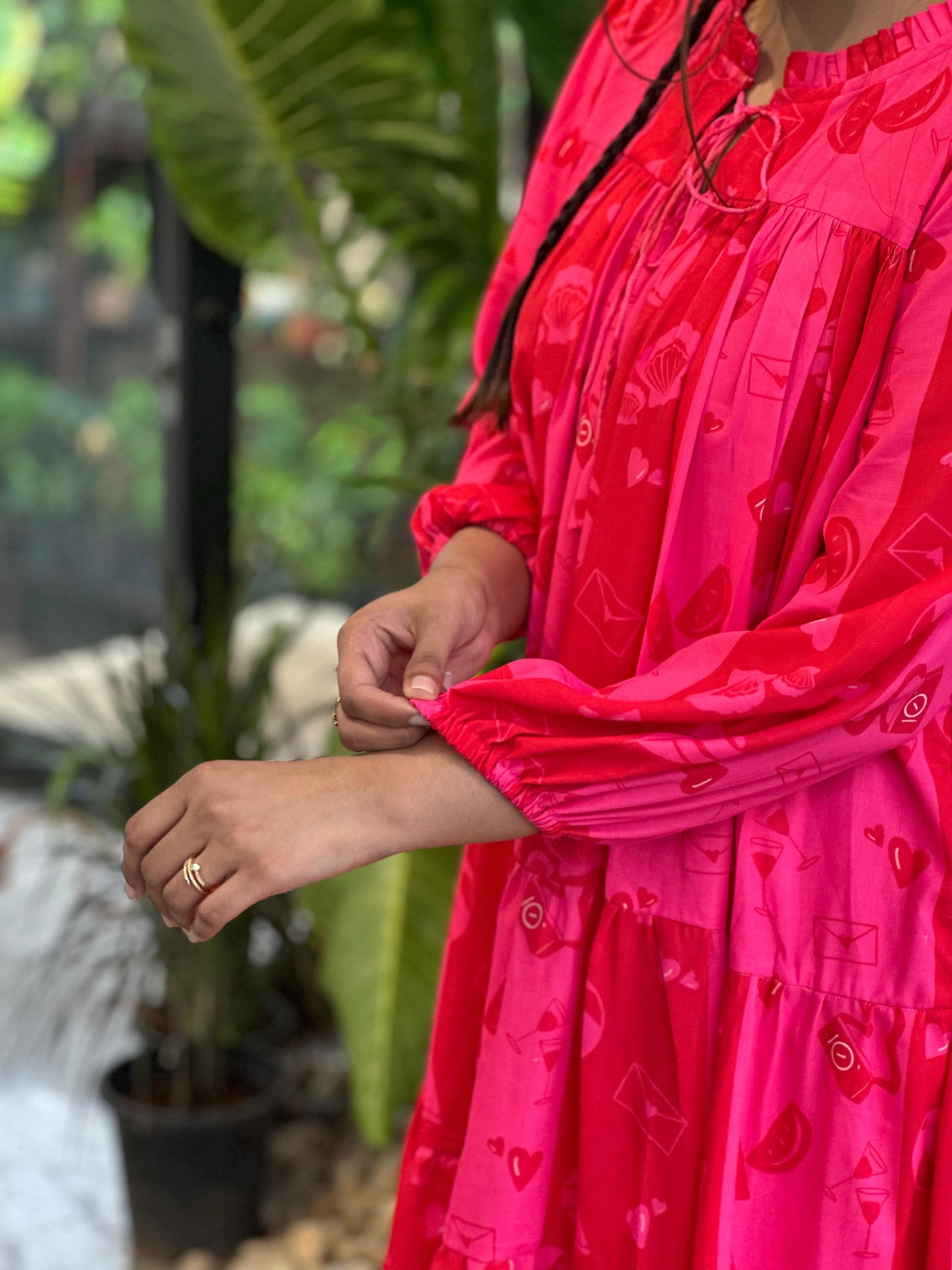 Pink Kiwi Dress